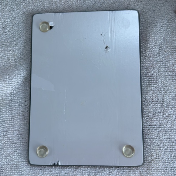 Temptations by Tara Old World Blue Baker Holder and Glass Trivet - Picture 4 of 12